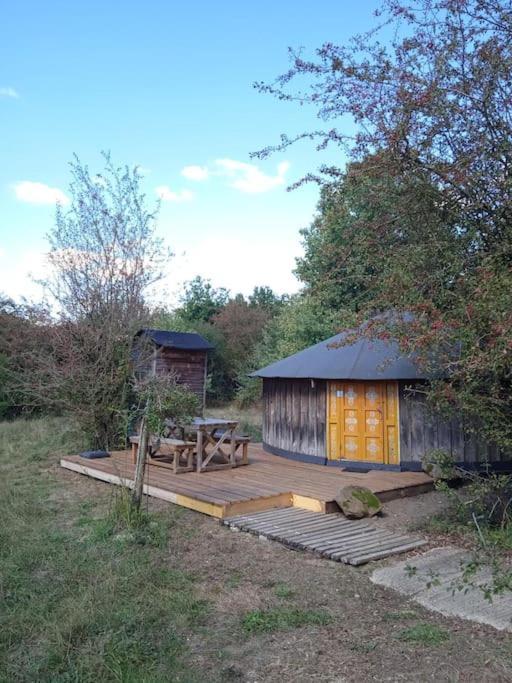 Hotel Le Bois Davy Le Thoureil Exterior foto